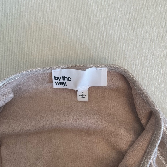 by the way Elaina Wrap Dress in Silver - Picture 5 of 5